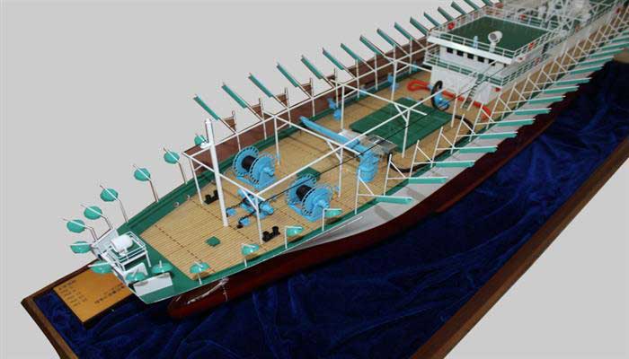 秋刀鱼船模型