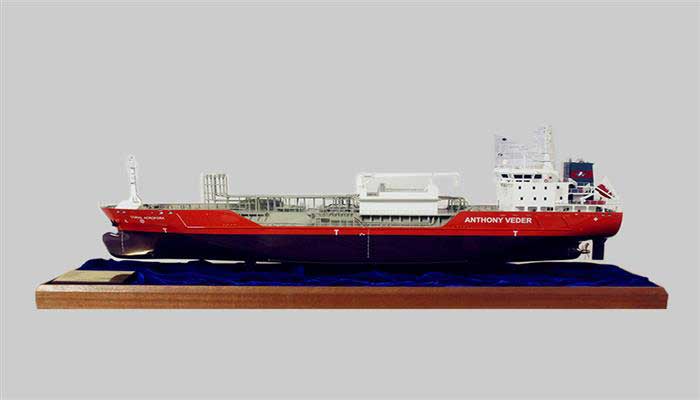6500吨LPG船模型