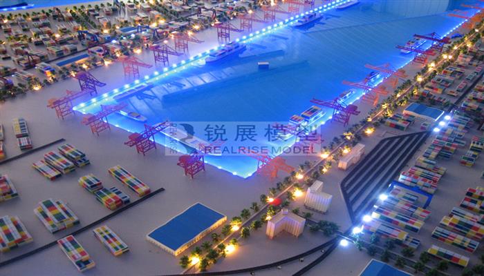 丹东港规划沙盘模型