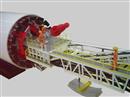 Tunnel boring machine model of shield machine