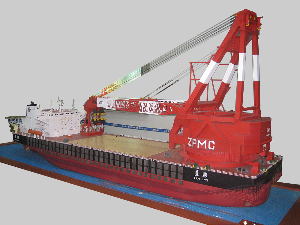起重船模型