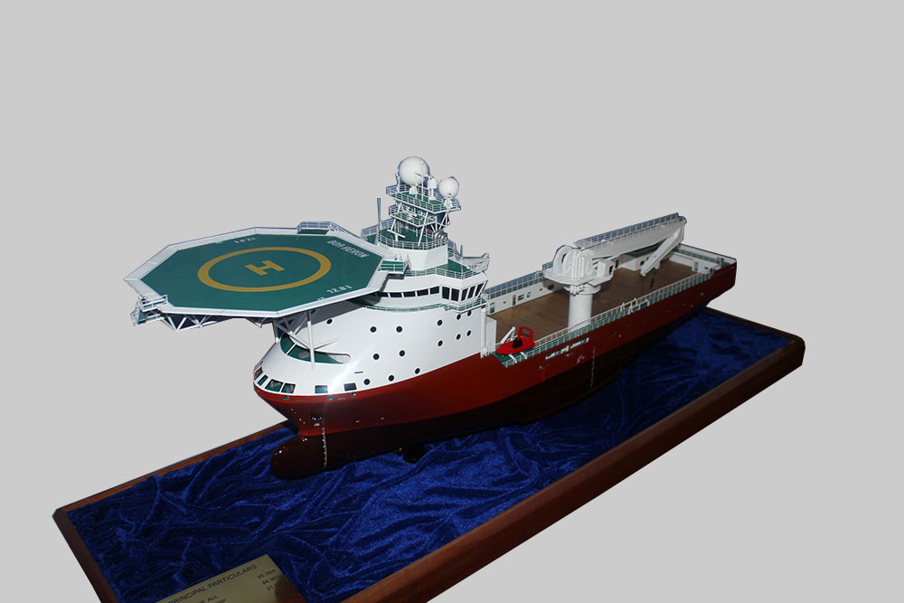 平台供应船模型