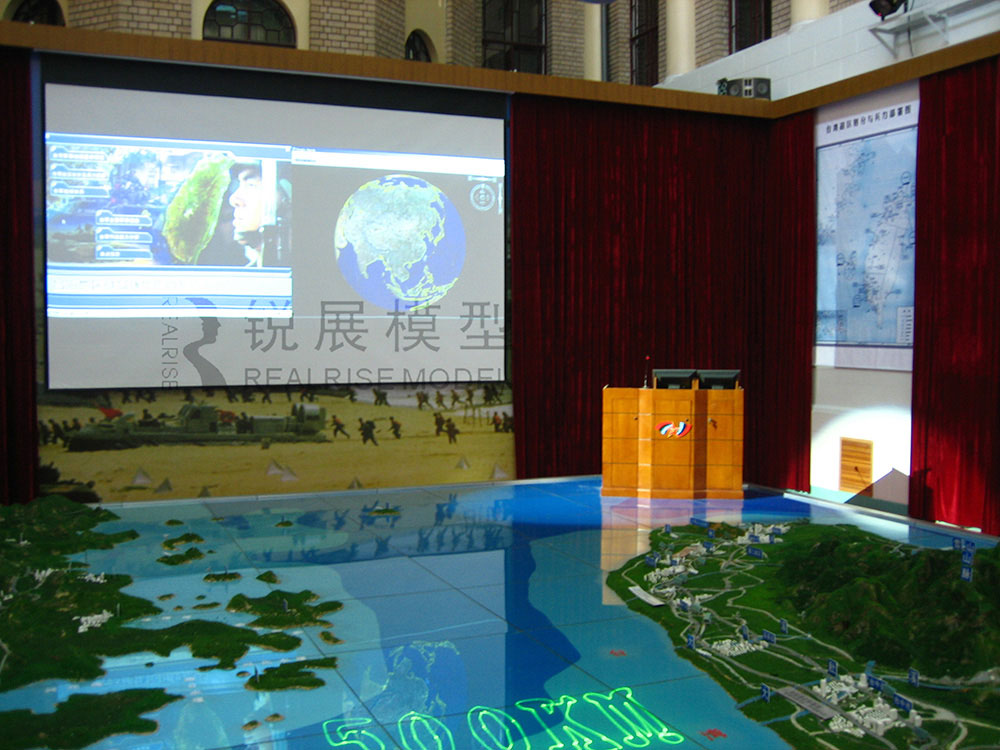 The Taiwan Strait battlefield environment simulation