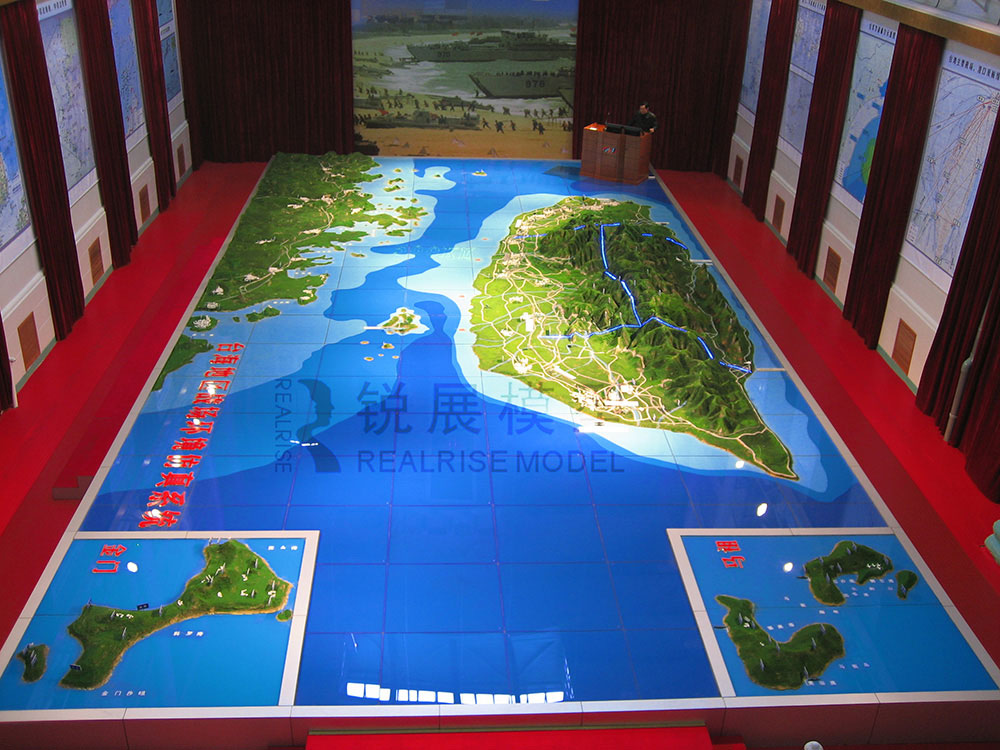 The Taiwan Strait battlefield environment simulation