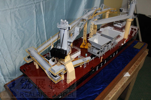转运驳船模型图3