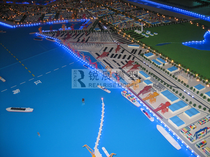 Dandong port planning model 