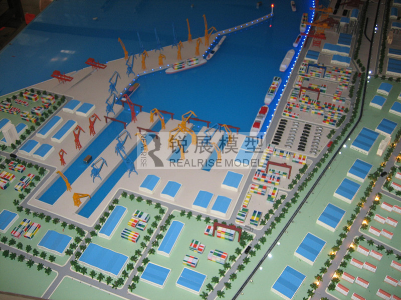 Dandong port planning model 