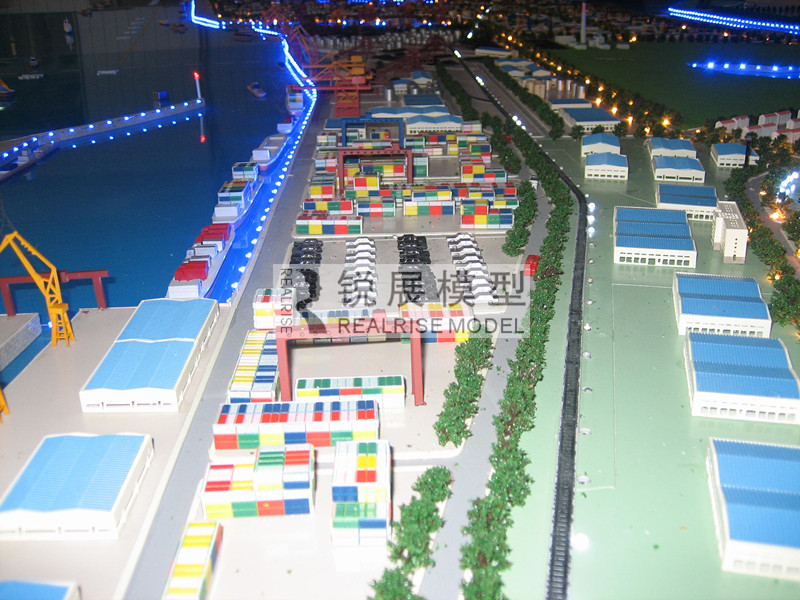 Dandong port planning model 