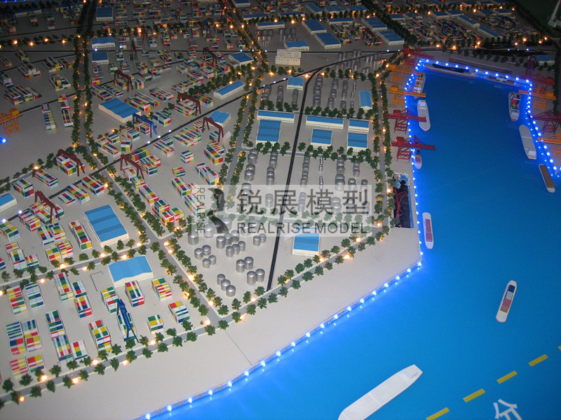 丹东港规划沙盘模型
