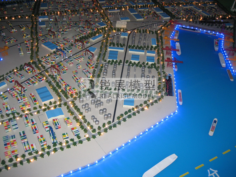 Dandong port planning model 