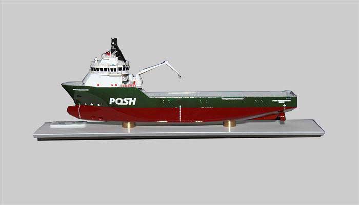 POSH海上供应平台礼品模型