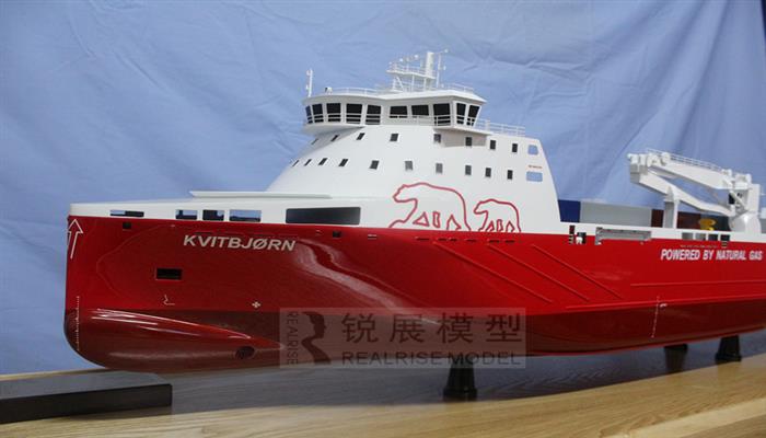 120米天燃气杂货船模型